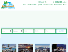 Tablet Screenshot of mauivacationcondorentals.com